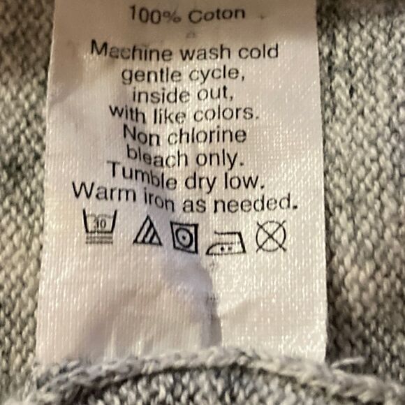 J.Crew 100% Cotton Men’s Sweater Grey Color Size XL - Picture 7 of 7